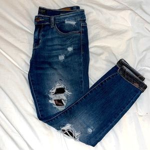 Judy blue mauve camo limited skinny Jean size 11/30